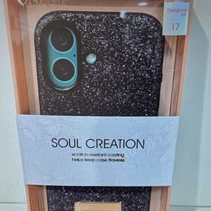 Black Glitter Phone Case